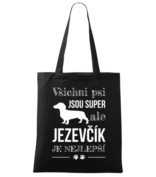 Látková taška Jezevčík je nejlepší