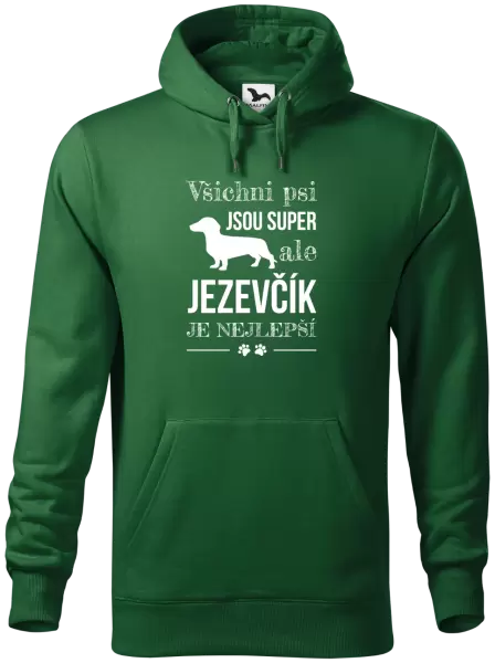 Pánská mikina Jezevčík je nejlepší