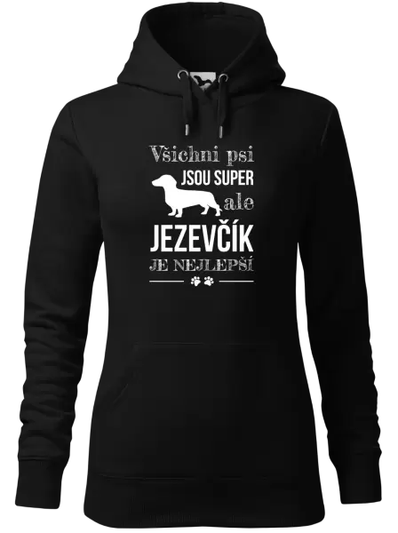 Dámská mikina Jezevčík je nejlepší
