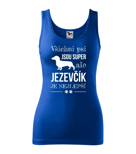 Dámské tílko Jezevčík je nejlepší
