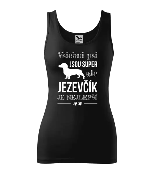 Dámské tílko Jezevčík je nejlepší