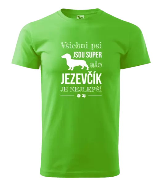 Pánské tričko Jezevčík je nejlepší