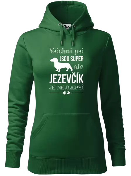 Dámská mikina Jezevčík je nejlepší
