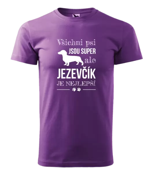 Pánské tričko Jezevčík je nejlepší