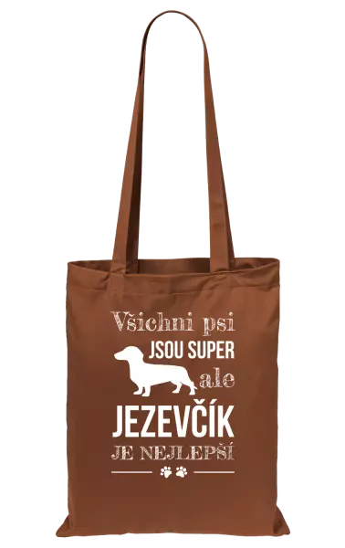 Látková taška Jezevčík je nejlepší