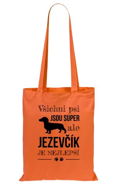 Látková taška Jezevčík je nejlepší