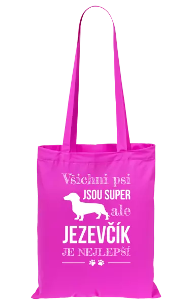 Látková taška Jezevčík je nejlepší