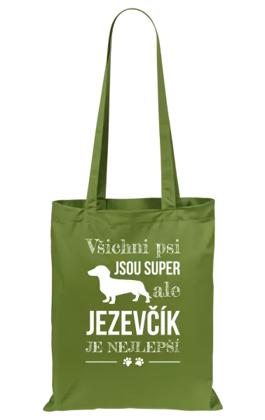 Látková taška Jezevčík je nejlepší