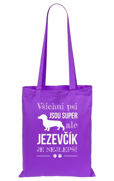Látková taška Jezevčík je nejlepší