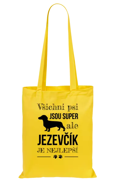Látková taška Jezevčík je nejlepší