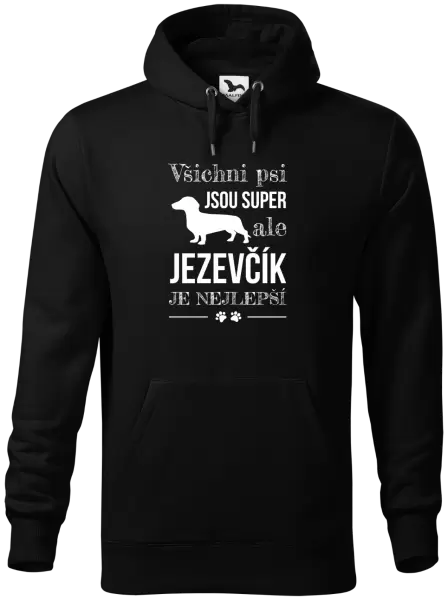 Pánská mikina Jezevčík je nejlepší