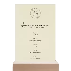 Papírový harmonogram RODIGO