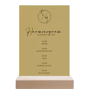 Papírový harmonogram RODIGO