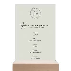 Papírový harmonogram RODIGO