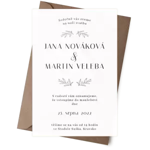 Plexi oznámení MINA