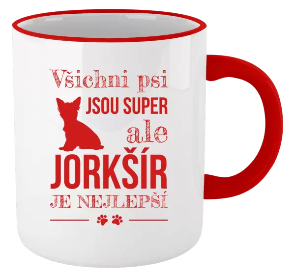 Hrnek Jorkšír je nejlepší