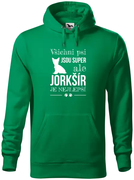 Pánská mikina Jorkšír je nejlepší