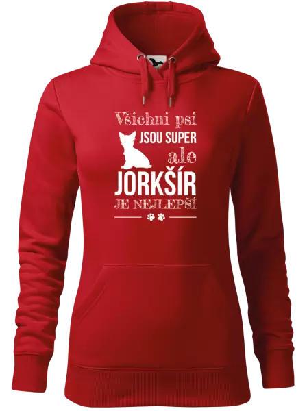 Dámská mikina Jorkšír je nejlepší