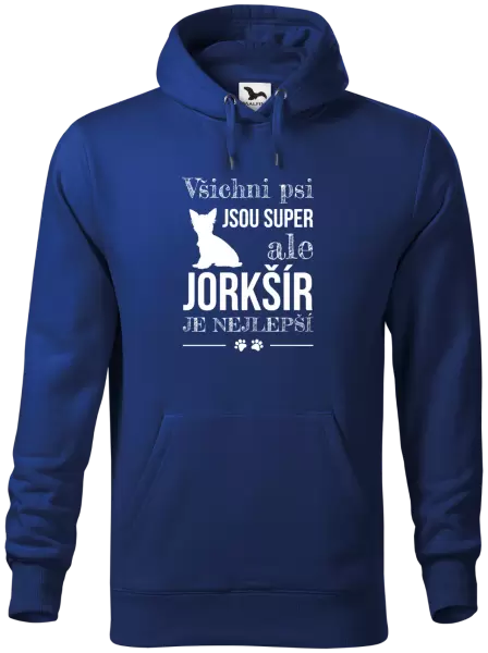 Pánská mikina Jorkšír je nejlepší