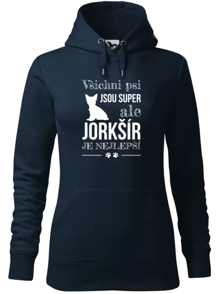 Dámská mikina Jorkšír je nejlepší