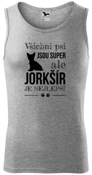 Pánské tílko Jorkšír je nejlepší