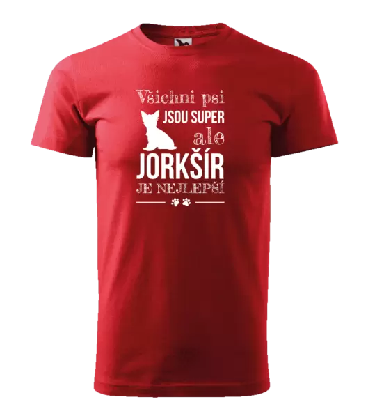 Pánské tričko Jorkšír je nejlepší