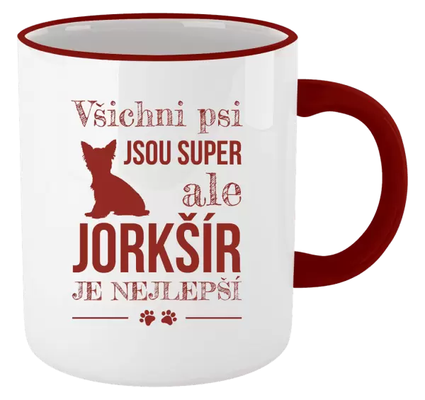 Hrnek Jorkšír je nejlepší