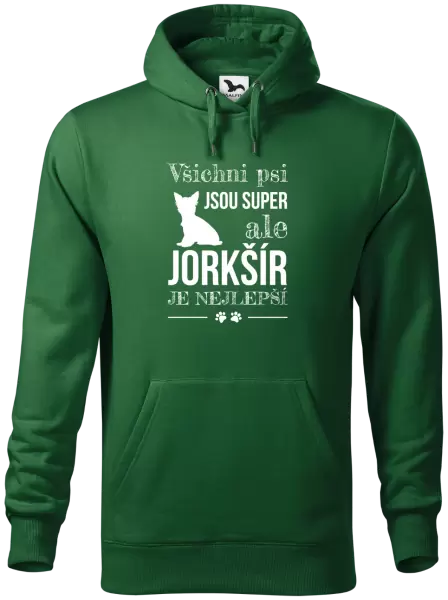 Pánská mikina Jorkšír je nejlepší