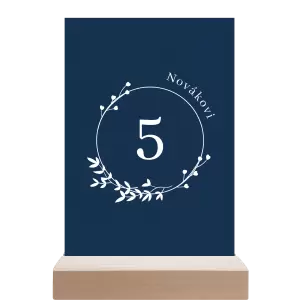 Papírové číslo stolu LOPY