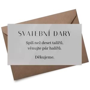 Plexi kartička dary LOPY