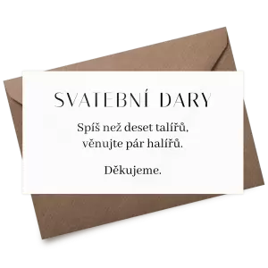 Plexi kartička dary LOPY