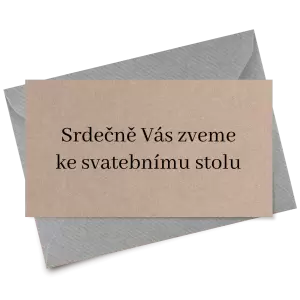 Papírová pozvánka LOPY