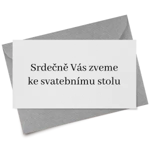 Papírová pozvánka LOPY