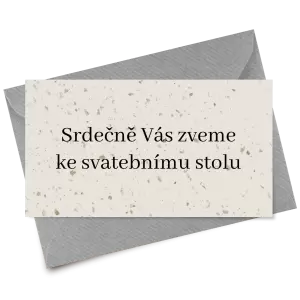 Papírová pozvánka LOPY