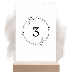 Plexi číslo stolu RODIGO