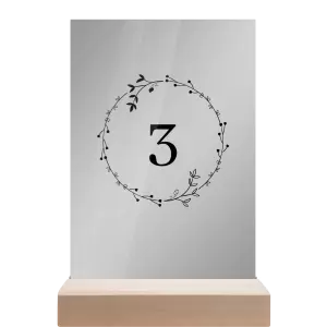 Plexi číslo stolu RODIGO