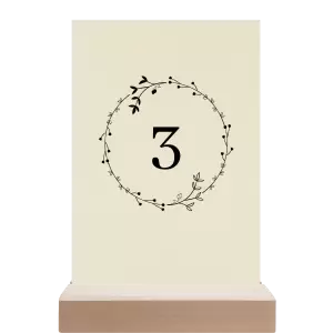 Papírové číslo stolu RODIGO