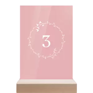 Plexi číslo stolu RODIGO