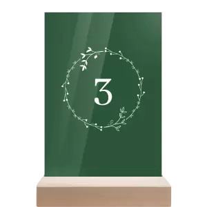 Plexi číslo stolu RODIGO