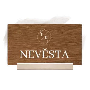 Dřevěná jmenovka RODIGO
