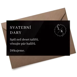 Plexi kartička dary RODIGO