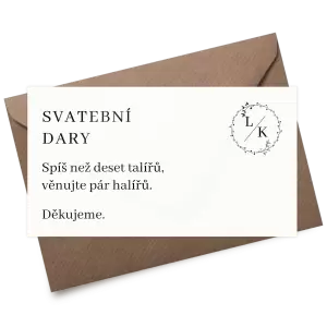 Plexi kartička dary RODIGO