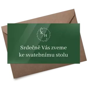 Plexi pozvánka RODIGO