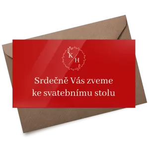 Plexi pozvánka RODIGO