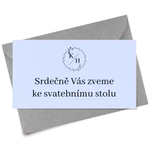 Papírová pozvánka RODIGO