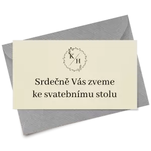 Papírová pozvánka RODIGO