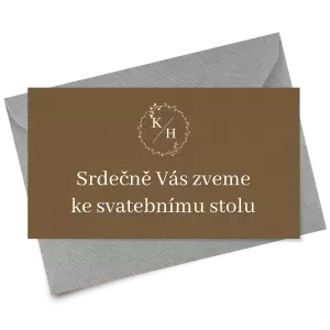 Papírová pozvánka RODIGO