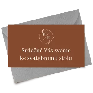 Papírová pozvánka RODIGO