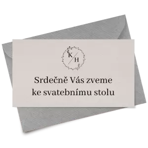 Papírová pozvánka RODIGO