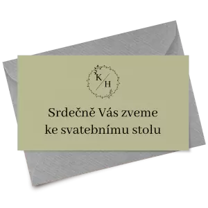 Papírová pozvánka RODIGO